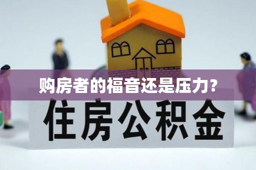 麻栗坡购房者的福音还是压力？