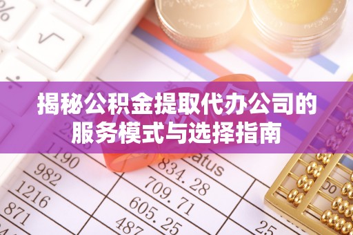 麻栗坡揭秘公积金提取代办公司的服务模式与选择指南